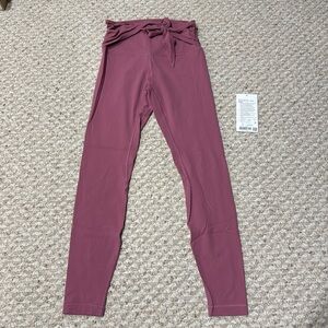 Lululemon Align Pant 28” Wrap Waist Moss Rose